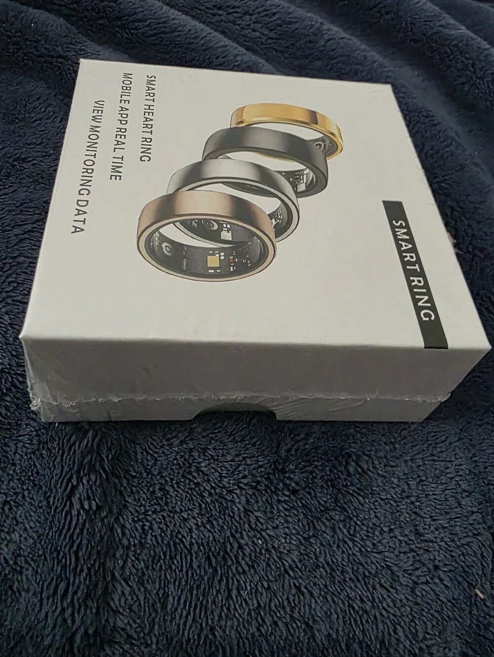 NIB SmartRing Smart Heart Ring - Unisex Size: 8 Golden